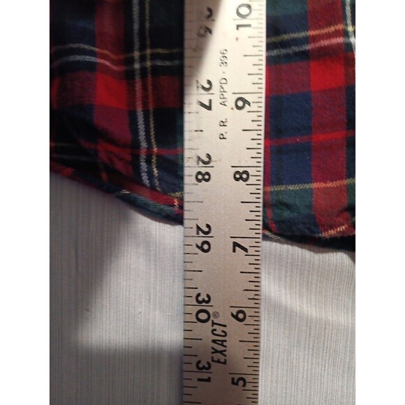 Brooks Brothers 346 Flannel Shirt Men’s XL Red Blue Plaid Cotton Button-Down - Picture 3 of 4